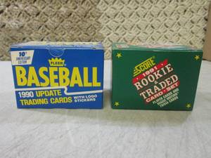 lot 184 image: (BSB) 2 Boxes of Baseball Cards 199...