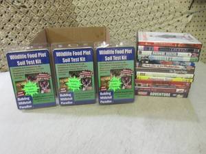 lot 185 image: (BSB) Assorted DVDs and 3 Wildlife...