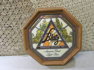 lot 250 image: (RM1) Vintage Blatz Beer Wall Non-I...