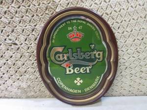 lot 252 image: (RM2) Vintage Carlsberg Beer Wall D...