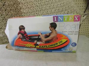 lot 258 image: (EW4) Intex Boat Explorer 200 Boat ...