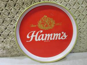 lot 260 image: (EW3) Vintage 12 Hamms Beer Metal...