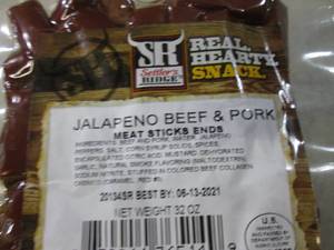 lot 277 image: (B-3) 32oz Pack of Jalapeno Beef & ...