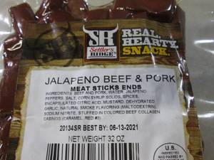 lot 278 image: (B-3) 32oz Pack of Jalapeno Beef & ...