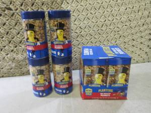 lot 280 image: (C-3) 8 Jars of Planters Dry Roaste...