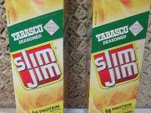 lot 284 image: (C-1) 2 Boxes of Slim Jim Tabasco S...