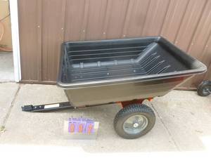 Agrifab 10 cubic foot lawn cart. Unused condition. As shown.