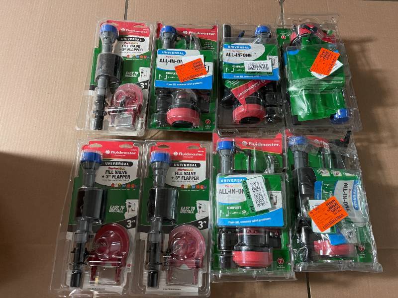 Lot of Moen FluidMaster Toilet Plumbing Kit