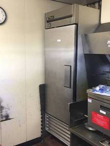 lot 22 image: True Commercial Freezer 83 x 27 x 24 Fully Functional