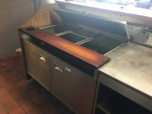 lot 28 image: Kitchen Cooler Station 48 x 32 x 37
