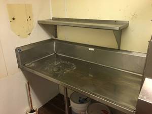 lot 29 image: Stainless Steel NSF Shelves 62 x 28 x 36 & 48 x 12