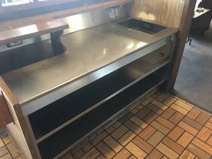 lot 36 image: Stainless Steel Work Station & Shelf 72 x 32 x 36 with Outlets
