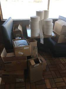 lot 45 image: Paper Towel Rolls, TP Rolls, Dispensers, Holders, Soap Dispensers-All Brand New