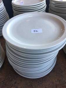 lot 52 image: Lot of 20 Ceramic Serving Plates
