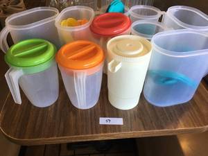 lot 59 image: Large Lot of Pitchers & Liquid Storage Containers