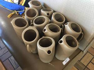 lot 67 image: Lot of 11 Plastic Serving Pitchers