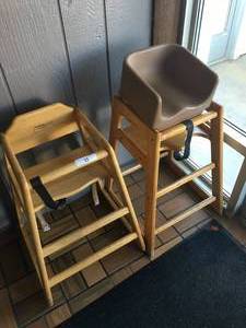 lot 68 image: Lot of High Chairs & Booster Seat