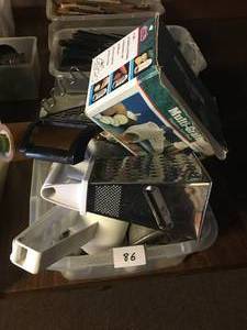 lot 86 image: Lot of Graters and Various Kitchen Utensils