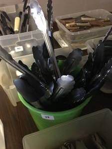 lot 88 image: Large Lot of Various Kitchen Tongs
