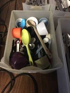 lot 93 image: Large Variety Lot of Measuring Cups & Spoons