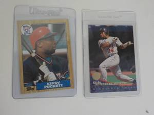 Kirby Puckett Cards...