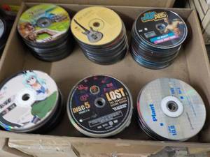 300 or so DVDs, CDs, Games and Audi...