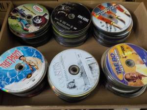 300 or so DVDs, CDs, Games and Audi...