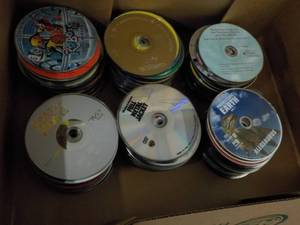 300 or so DVDs, CDs, Games and Audi...