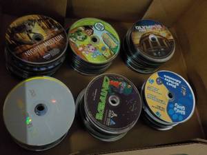 300 or so DVDs, CDs, Games and Audi...