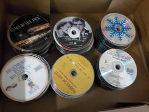 300 or so DVDs, CDs, Games and Audi...
