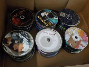 300 or so DVDs, CDs, Games and Audi...