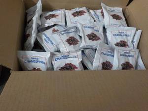 150 Bags Dried Cranberries past be...