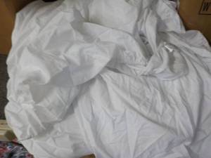 Queen Size Bottom Sheet and a grey ...