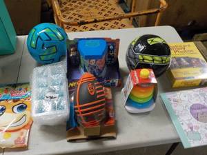Sports Balls, toys and Games...