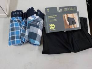 3 pair size M Boxers...