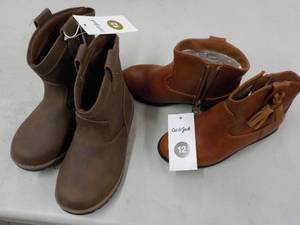 2 Pair girls size 12 boots...