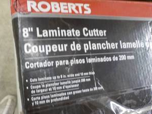 Roberts 8 Laminate Cutter...