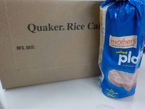 4 Cases - 12 each Quaker Rice Cakes...