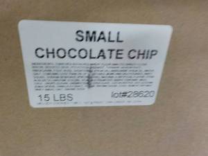 15 lb. Box Small Chocolate Chip Coo...