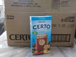 2 Cases 16 - 6 oz Boxes Certo Liqid...