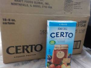 2 Cases 16 - 6 oz Boxes Certo Liqid...