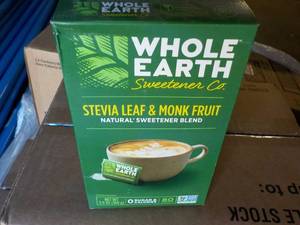 Case of 12 Boxes Whole Earth Stevia...