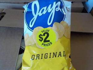 Case of 12 Bags Jays Original Chips...