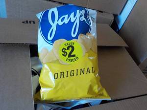 Case of 12 Bags Jays Original Chips...