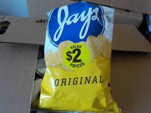 Case of 12 Bags Jays Original Chips...