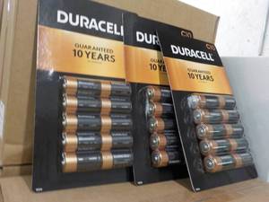 3 - 10 packs Duracell C10 Batteries...