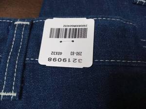 3 pair Flame Resistant Carhartt Denim Pants 40x 32-New With Tags
