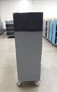 Large Industrial Heavy Duty Rolling Wood Cart With Shelves