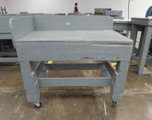 Heavy Duty Industrial Wood Rolling Work Bench