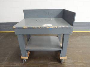 Heavy Duty Industrial Wood Rolling Work Bench